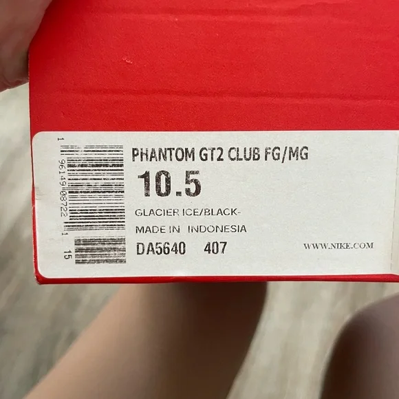 Nike Phantom GT2 Club FG/MG Soccer Cleats Blue Sz 10.5 DA5640-407